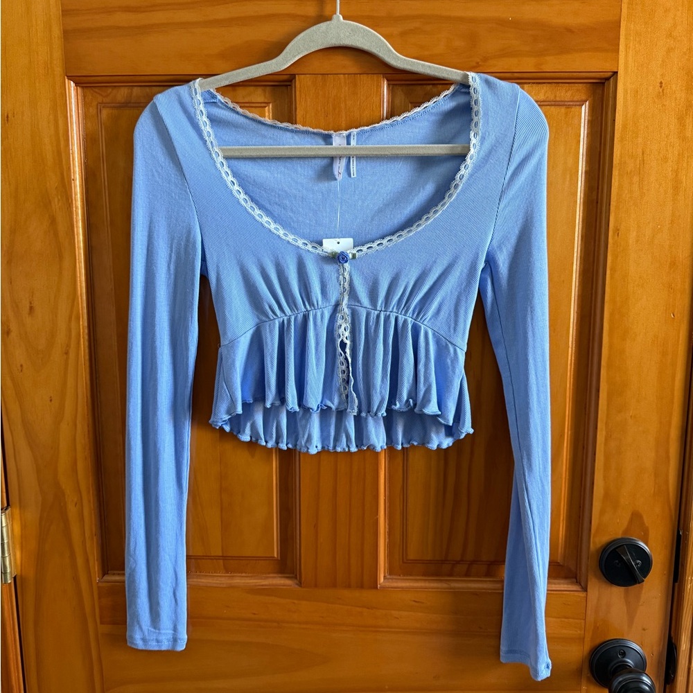 Urban Outfitters Out From Under Sweet Dreams Flyaway Top Size Small NEW
